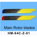 Pales pour Walkera Dragonfly 52, 52-1 et 64