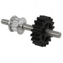 BLADE4  Poulie/Engren. rotor arr. ALU