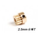 Motor Pinion 14T (2.5mm Hole)