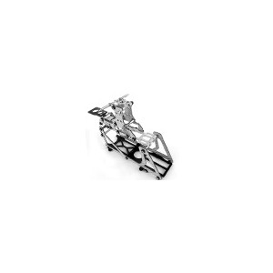 Carbon Fiber CNC Frame - Silver Graphite - King 2