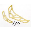 Fiber Tail Fins Set-Gold(For King 3 , Belt CP v2 / X)