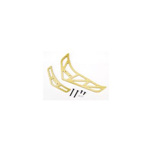 Xtreme Tuning Fiber Tail Fins Set-Gold (For King 3 , Belt CP v2 / X)