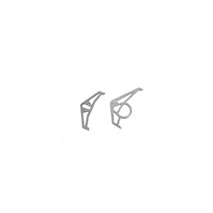 Graphite Tail Fins-SILVER (Options for Xtreme Tail Boom)