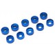 Countersunk Washer M2-Blue (2mm inner hole, 10pcs)