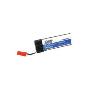 500mAh 1-Cell 3.7V 12C Li-Po: 120SR by E-flite