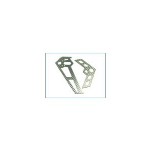 Tail Fin Round End V2 set - Belt CP/Blade 400