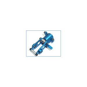 Precision Tail Pulley Case (BLUE) - Blade 400