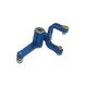 Precision Dual-Arm Double BB Bell Crank (BLUE) - Blade 400/3D