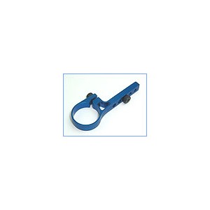 Aluminum Tail Servo Mount (BLUE) - BLADE 400