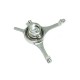 Precision Aluminum Swashplate (SILVER) - BLADE MCX