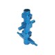 Precision CNC Lower Head (BLUE) - Blade CX/CX2/CX3