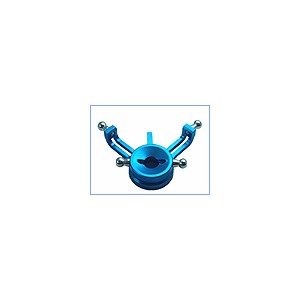 Precision CNC Swashplate (BLUE) - Blade CX/CX2/CX3