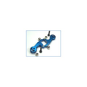 Precision CNC Upper Main Blade Grips (BLUE) - Blade CX2/CX3
