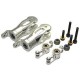  Precision CNC Blade Grips w/ Mixing Arms (bleu ou argenté) - Blade CPPRO/SR 