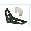 Carbon Fiber Horizontal Fin Set for MH-MSR025 - Blade MSR 