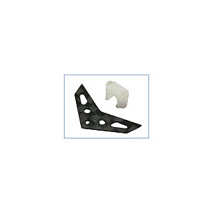Carbon Fiber Horizontal Fin Set for MH-MSR025 - Blade MSR 