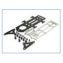 Precision CNC Battery Mount And Canopy Support - Trex 450 PRO 