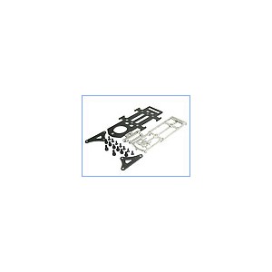 Precision CNC Battery Mount And Canopy Support - Trex 450 PRO 