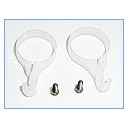 Delrin Tail Push Rod Guides (WHITE) - T-REX 450 PRO/SPORT 