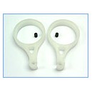 Delrin Tail Push Rod Guides (WHITE) - T-REX 500 