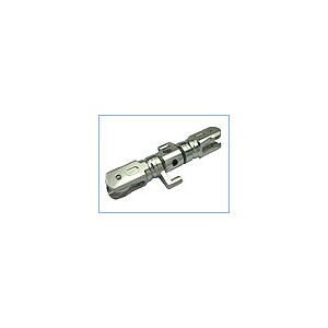 Precision CNC Tail Rotor w/ Thrust Bearings (SILVER) - T-REX 600 