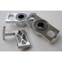 THRUSTED METAL BEARING BLOCK SET FOR ALIGN TREX 700 ELECTRIC SERIES HELICOPTERS