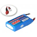 Lipo Billowy X5 1000mAh 25C 11.1V 3S prise JST