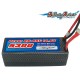 Lipo Billowy X5 5300mAh 50C 7.4V 2S pour voiture et bateau, Deans, fils avec fiche banane