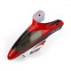 Cabine complete, rouge, avec oeillets pour E-flite 120SR