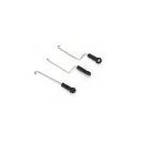 Servo Pushrod Set with ball link: 3pcs
