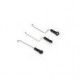 Servo Pushrod Set with ball link: 3pcs