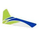 Green Vertical Fin with Decal