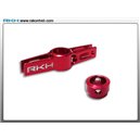Collier anti-rotation CNC rouge pour Blade 120SR