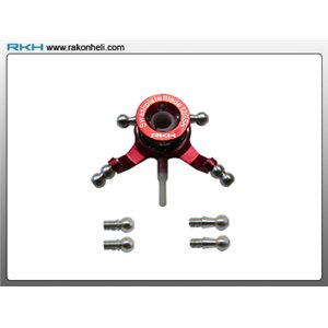 Plateau cyclique CNC rouge pour Blade 120SR