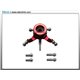 Plateau cyclique CNC rouge pour Blade 120SR