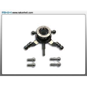 Plateau cyclique CNC argenté pour Blade 120SR