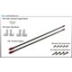 Support pour train et qeue CNC rouge pour Blade120SR