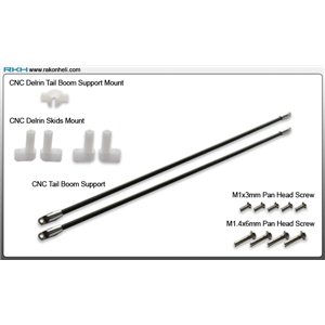 Support pour train et queue CNC arenté pour Blade120SR
