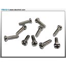 Vis M1x4mm Tête Philips autotaraudeuse 