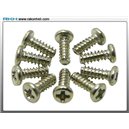 Vis M1.4x4mm Tête Philips autotaraudeuse