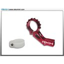 Support moteur AC CNC rouge  pour Blade mSR, mSR X, mCP X