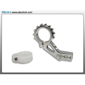Support moteur AC CNC argenté  pour Blade mSR, mSR X, mCP X