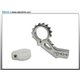 Support moteur AC CNC argenté  pour Blade mSR, mSR X, mCP X