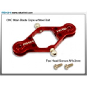 Porte-pales CNC rouge pour Blade mSR / X