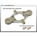 Porte-pales CNC argenté pour Blade mSR / mSR X