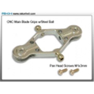 Porte-pales CNC argenté pour Blade mSR / X