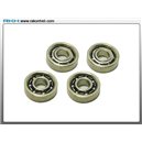 Roulement 1.5x4x1.2mm acier chrome