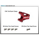 Mount poutre de queue 2mm CNC rouge pour Blade mCP X/V2