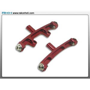Base train atterrissage CNC rouge pour Blade mCP X/V2