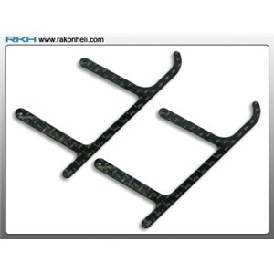 Patins d'atterrissage carbone style 02 CNC pr Blade mCP X/V2